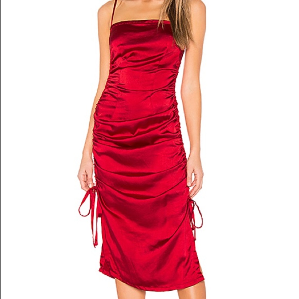 Ariel red Maxi Dress